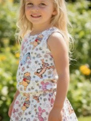 Pooh bear skort set