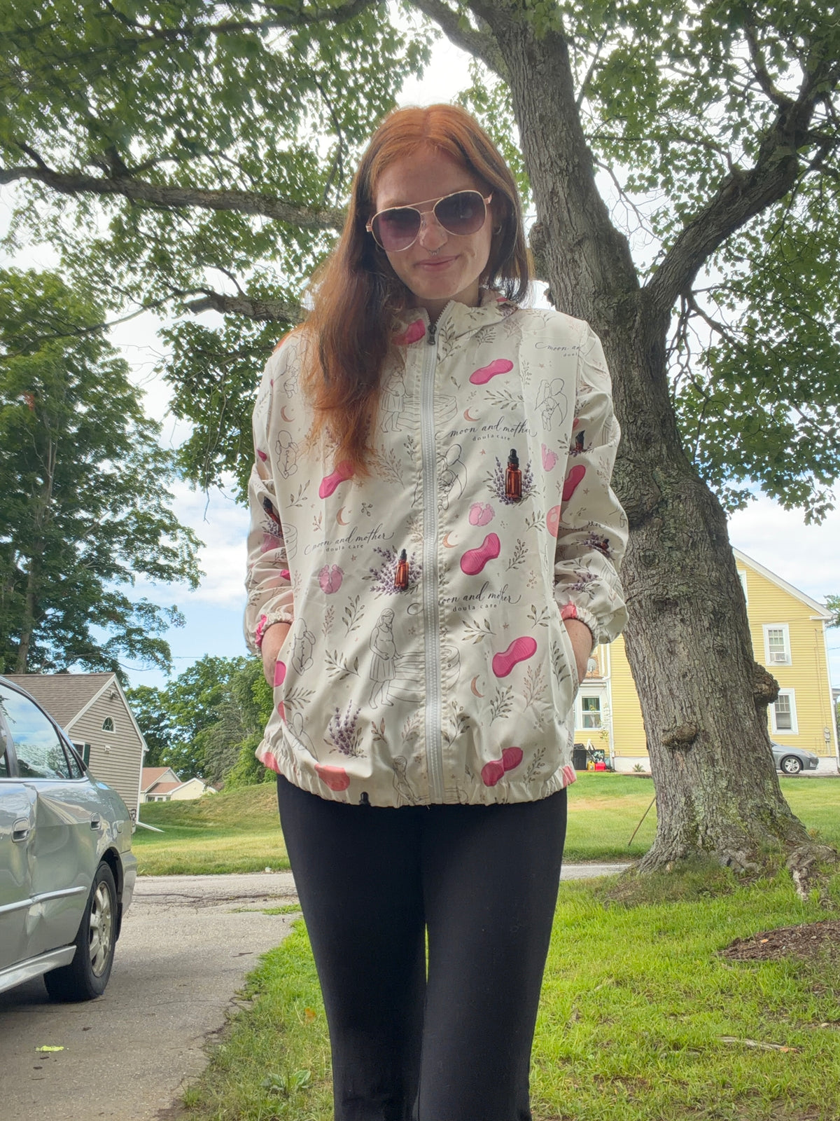Mom & Me Full Zip Custom Windbreaker Hoodies