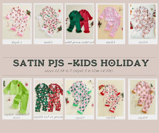 Satin Kids Pj's