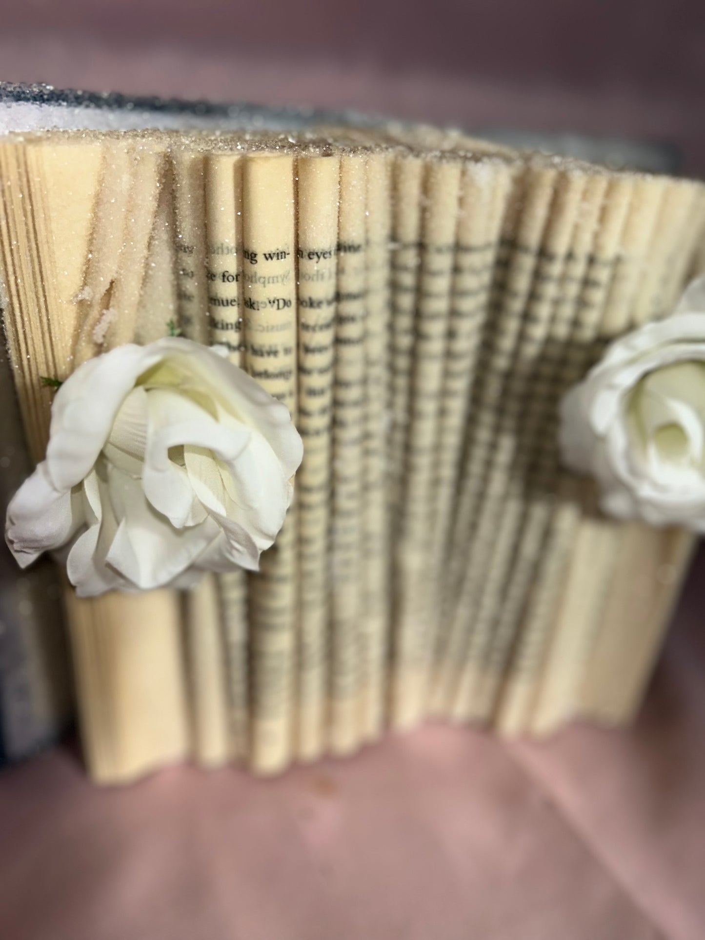 Dark Blue Crystallized Book