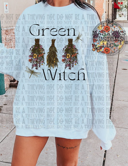 Green Witch Crewneck