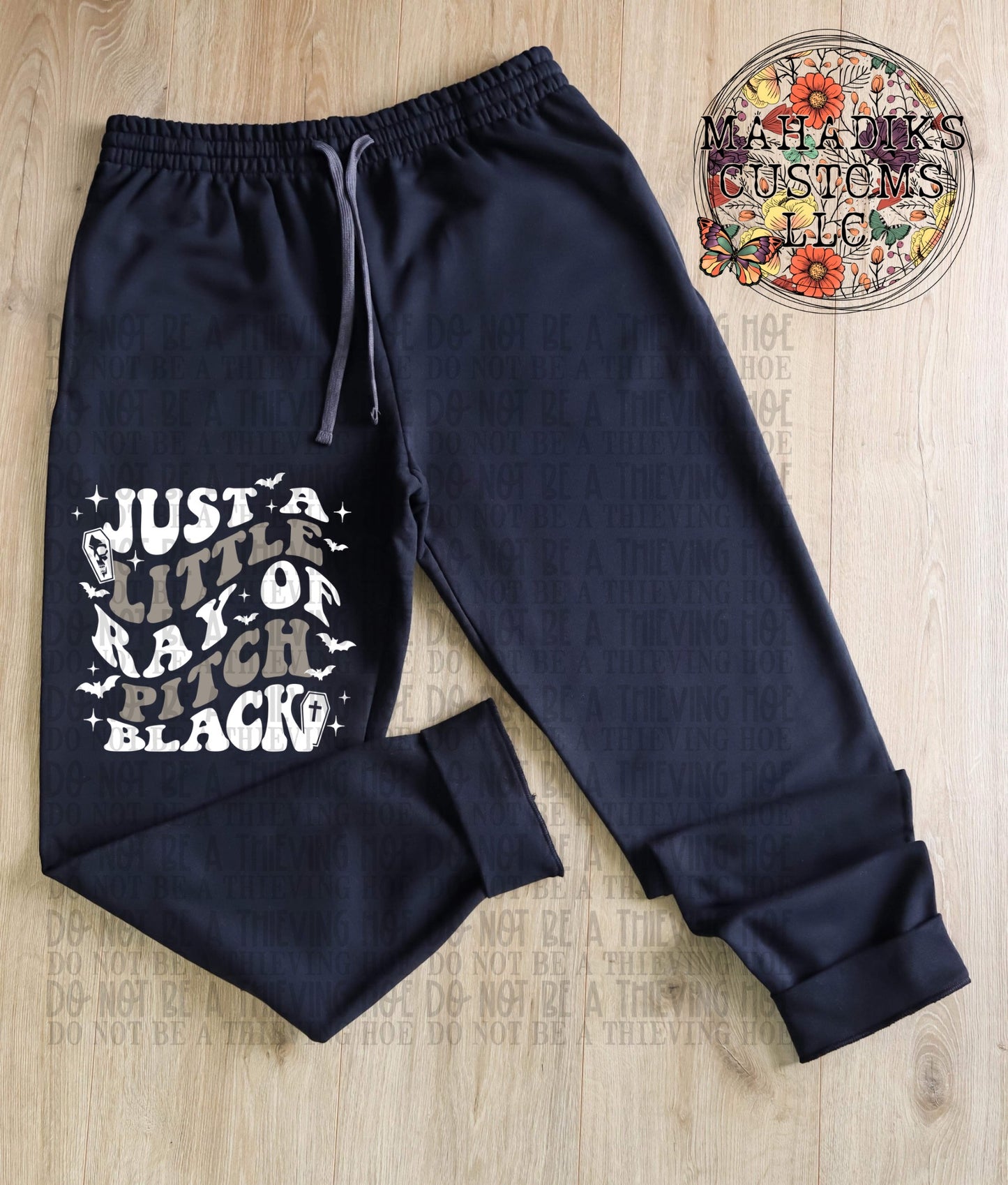 Little Ray Of Pitch Black Sweatpants
