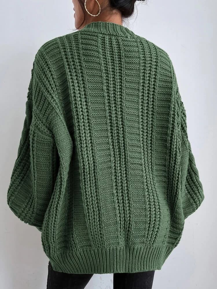 The Aspen Cable Knit Cardigan