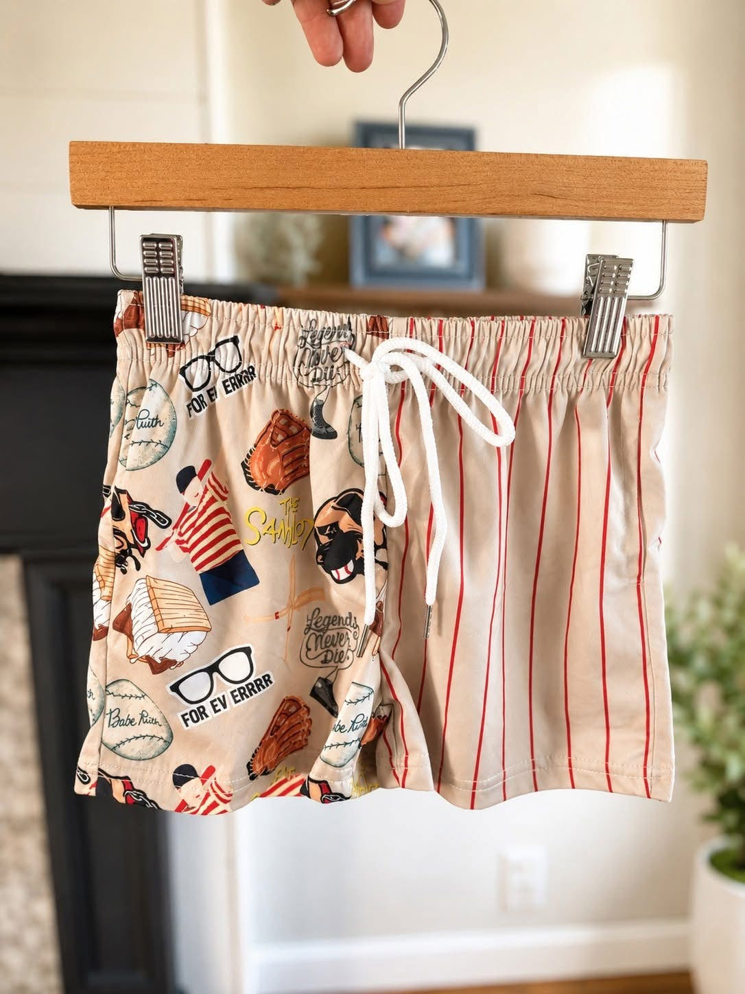 Boys Side Split Shorts