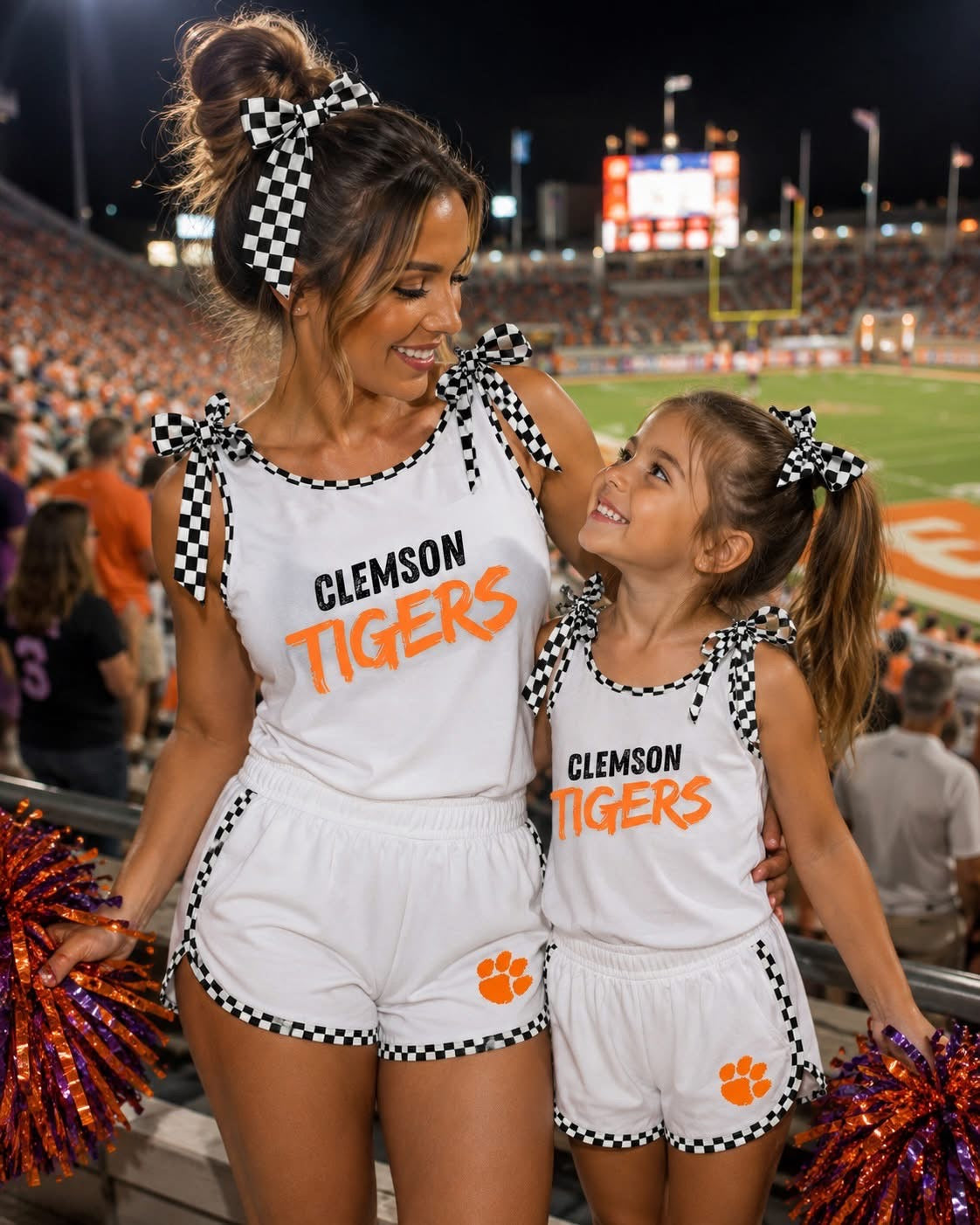 Custom Mommy & Me Bow Tank Sets