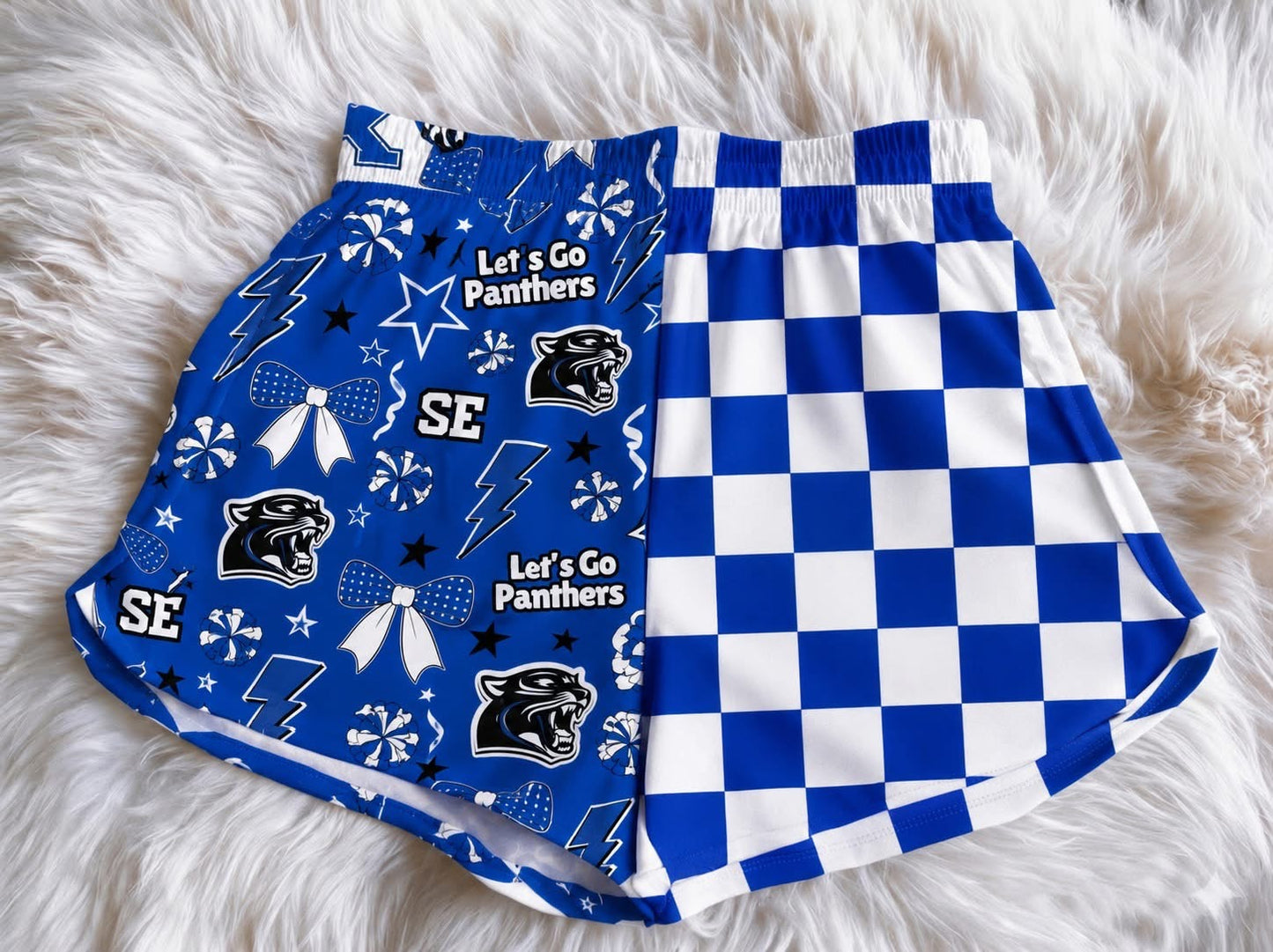 Custom split side shorts