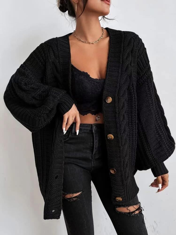 The Aspen Cable Knit Cardigan