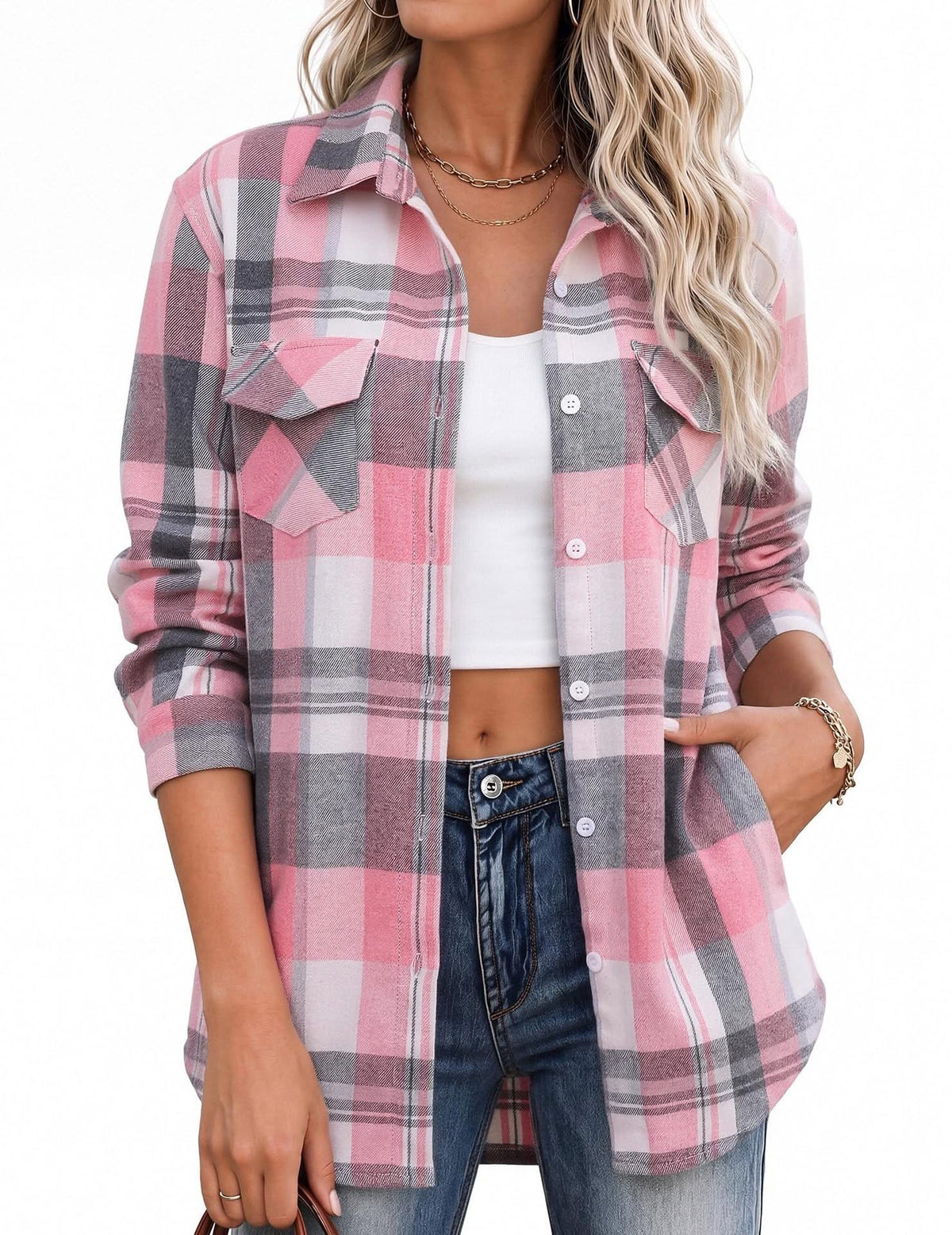 Brielle Plaid Shacket