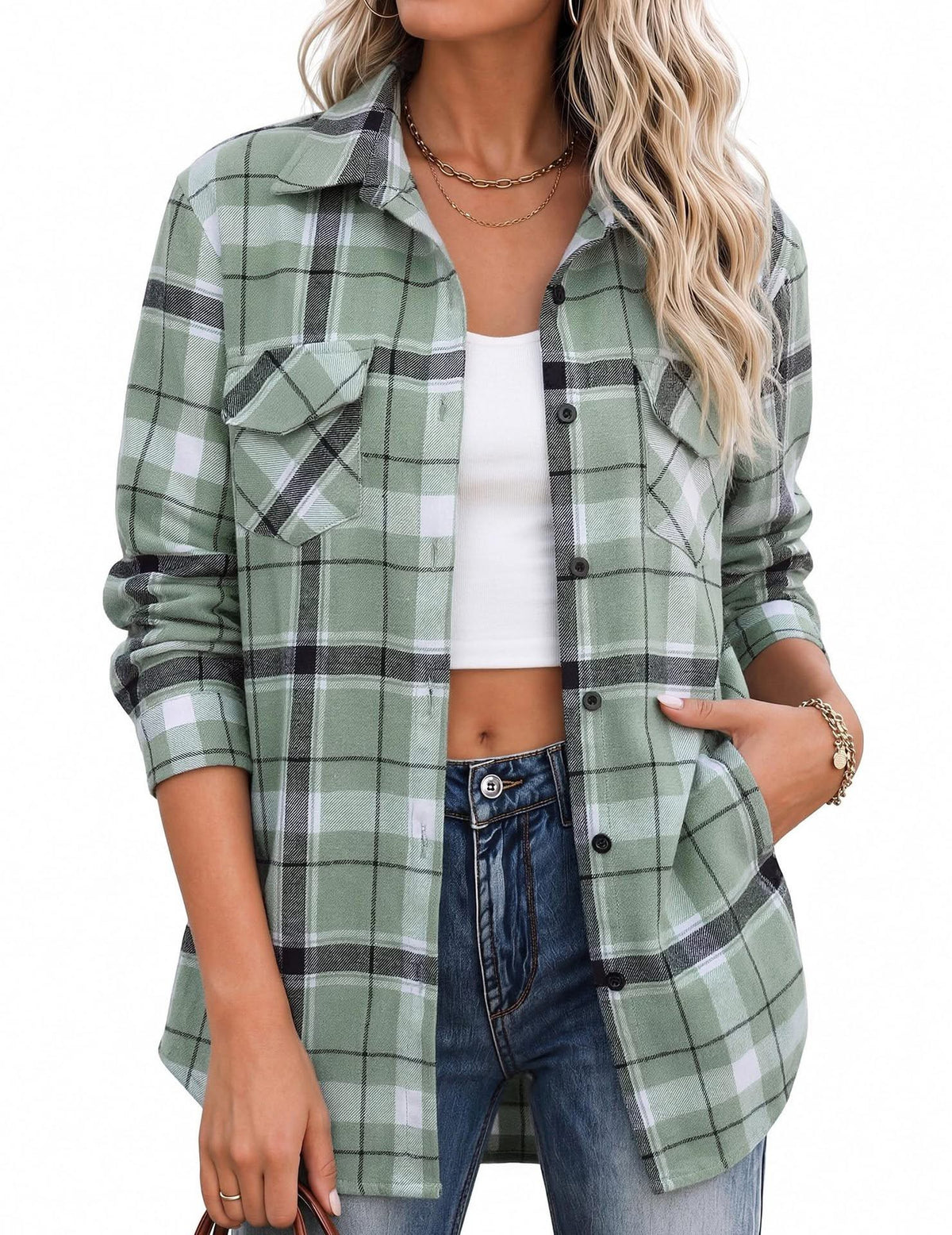 Brielle Plaid Shacket