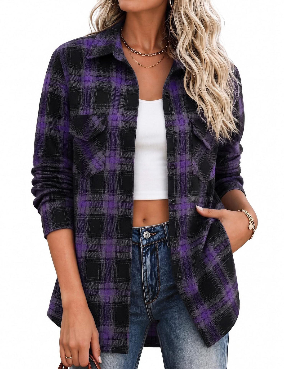 Brielle Plaid Shacket