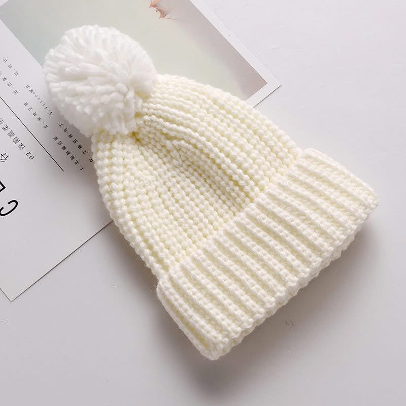 Custom Rope Embroidered Pompom Hats