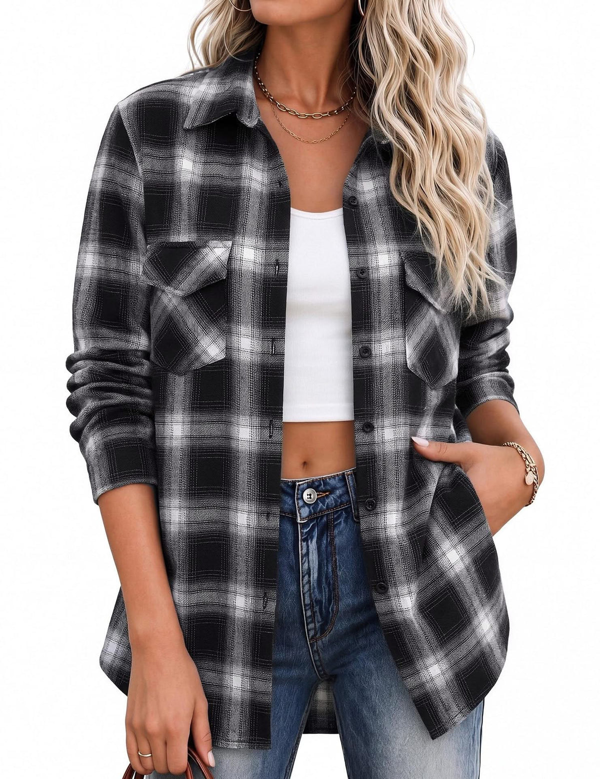 Brielle Plaid Shacket
