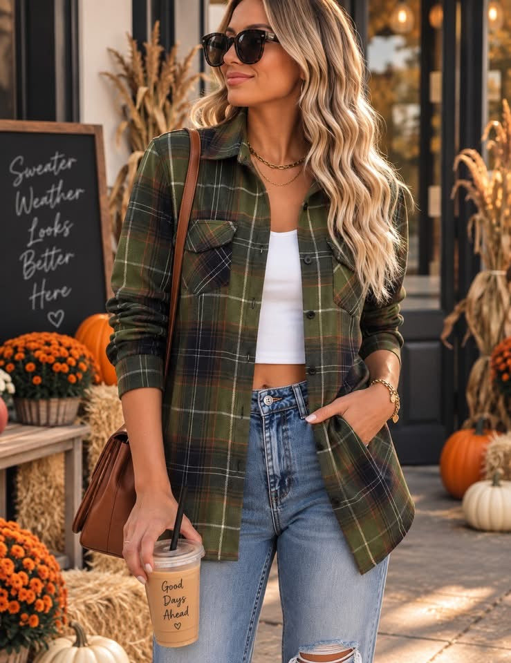 Brielle Plaid Shacket
