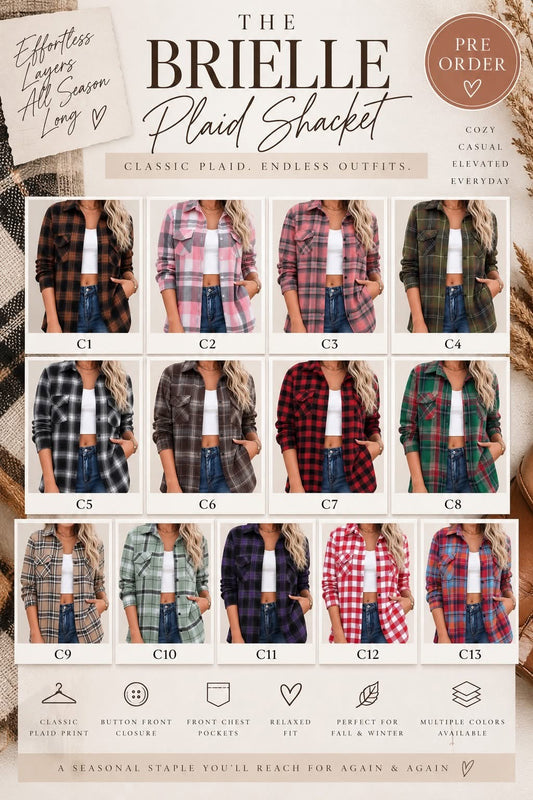 Brielle Plaid Shacket