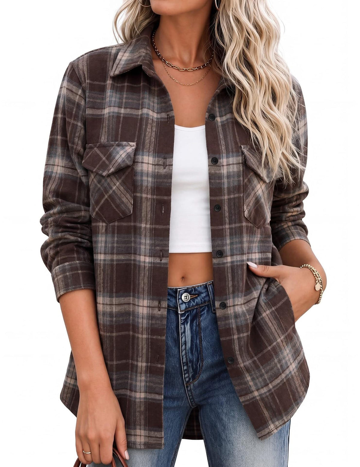 Brielle Plaid Shacket