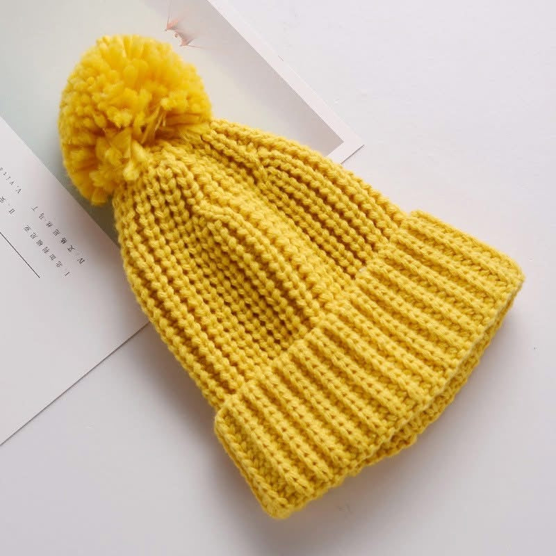 Custom Rope Embroidered Pompom Hats