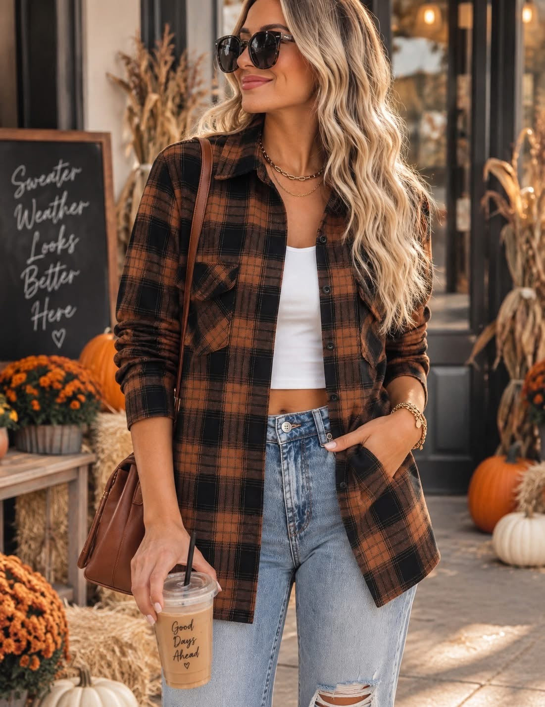 Brielle Plaid Shacket