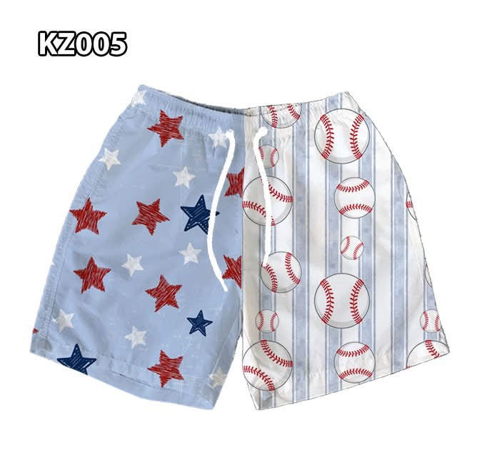 Boys Side Split Shorts