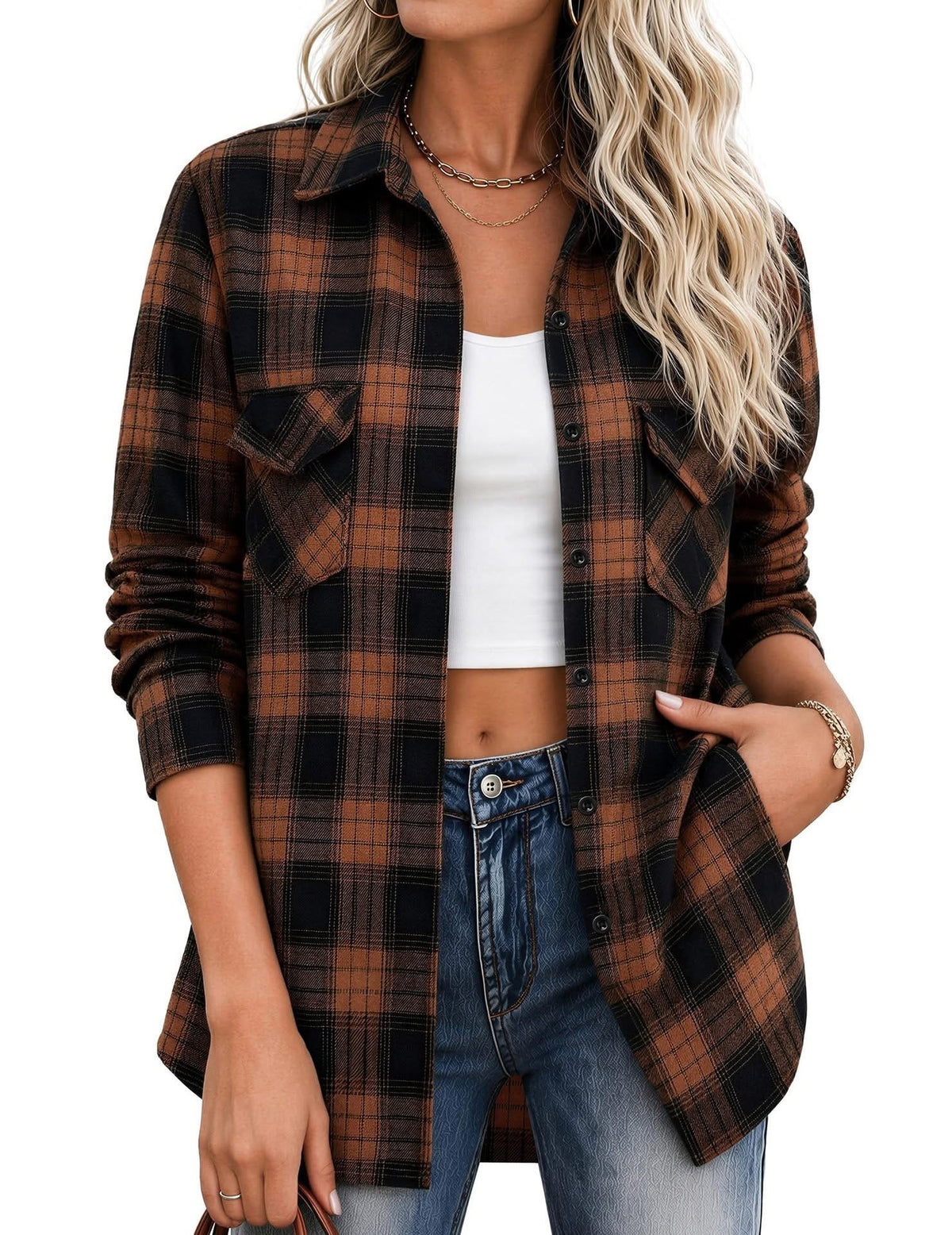 Brielle Plaid Shacket