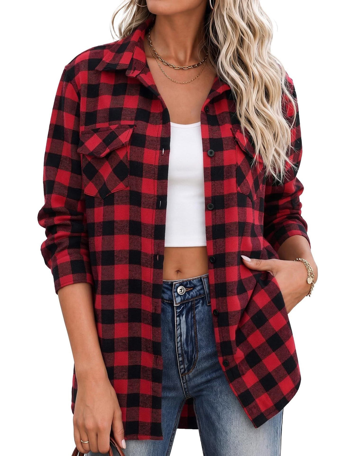 Brielle Plaid Shacket
