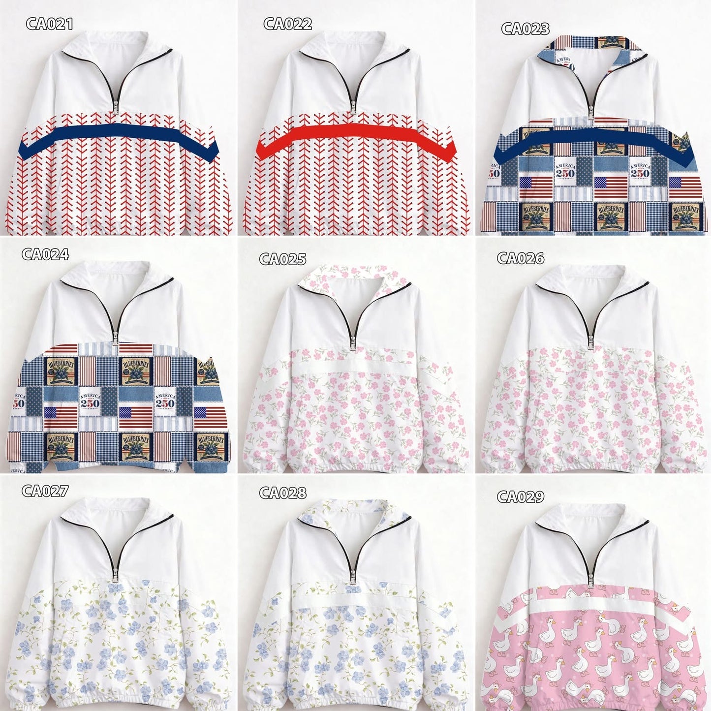 Custom Half-Zip Mommy & Me Windbreakers