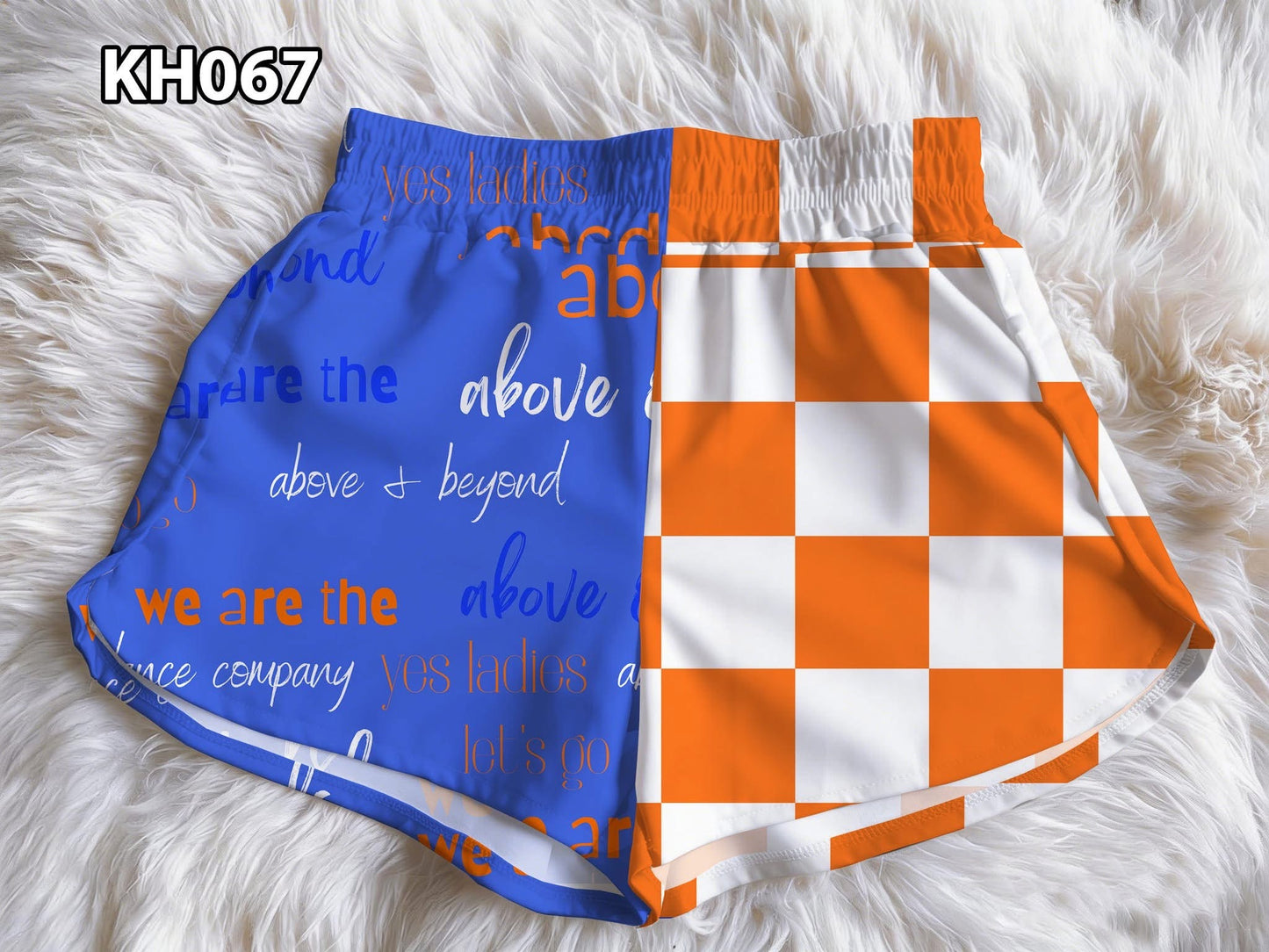 Custom split side shorts