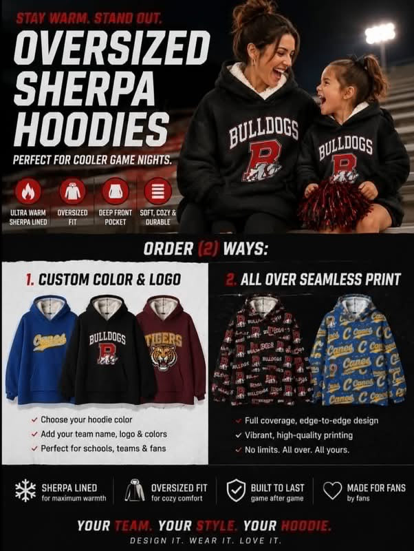 Custom Oversized Sherpa Hoodies