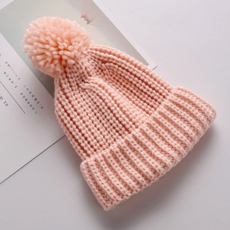 Custom Rope Embroidered Pompom Hats
