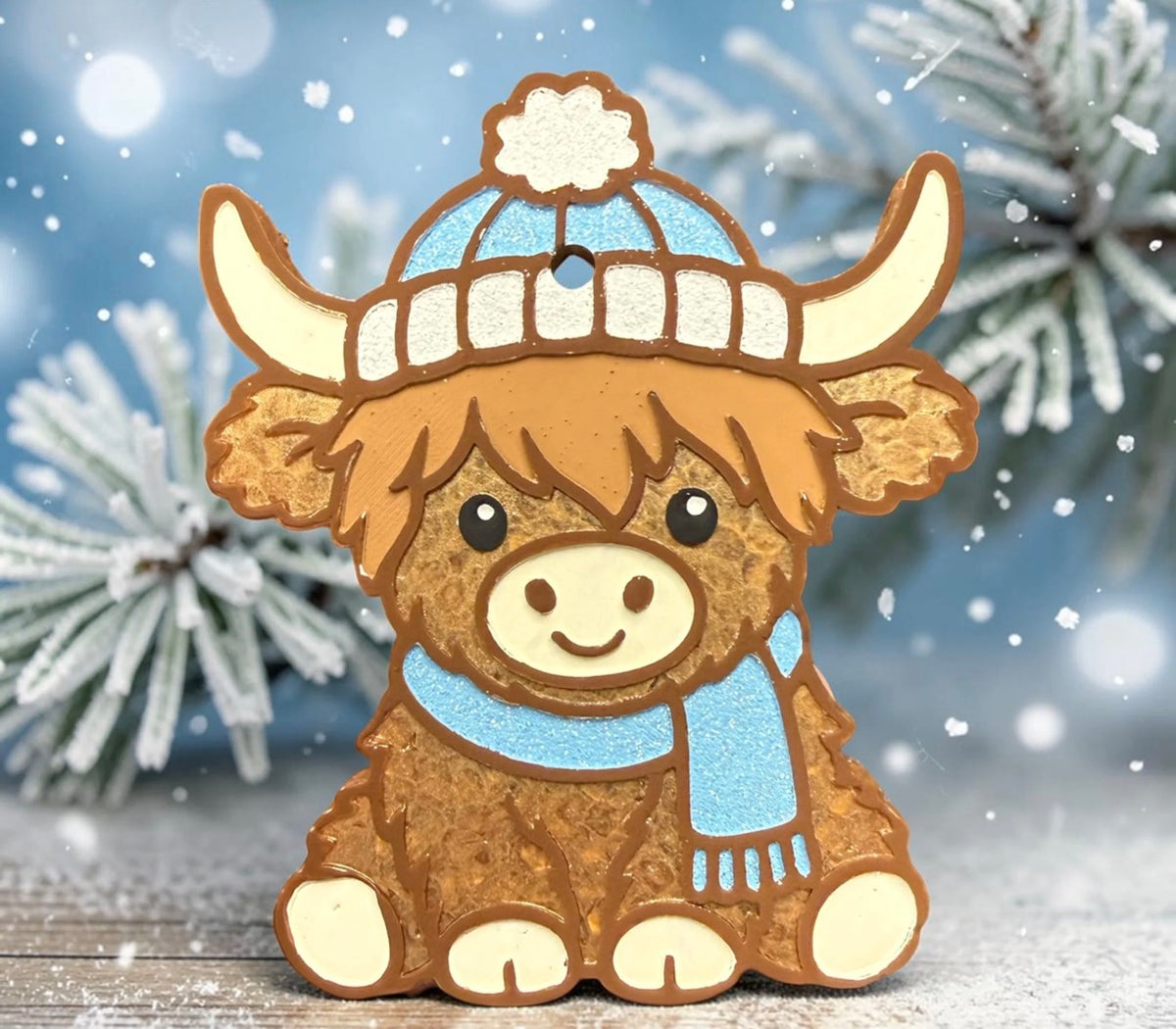Winter cow