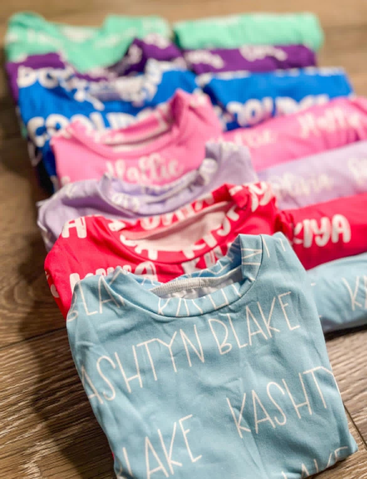 Repeating Name pajamas
