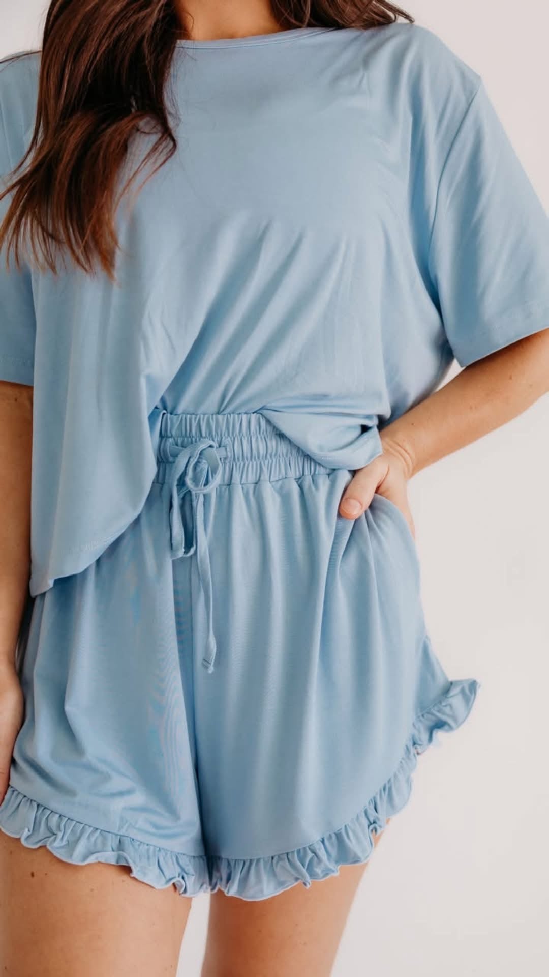 Mommy & Me Ruffle Short Set