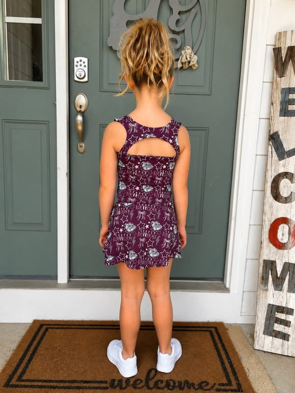 Elite Custom Skort Set (solid w/ logo)