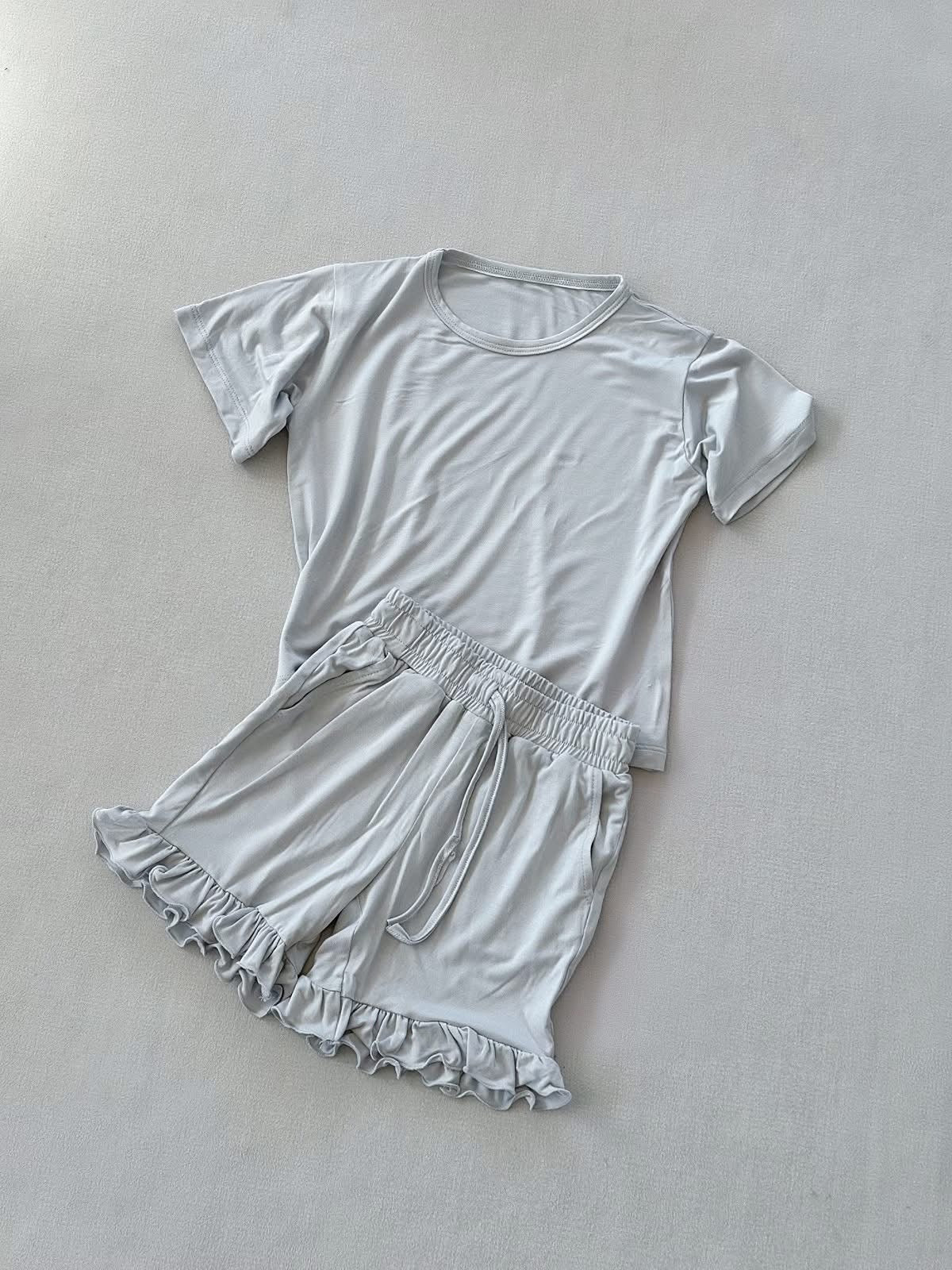 Mommy & Me Ruffle Short Set