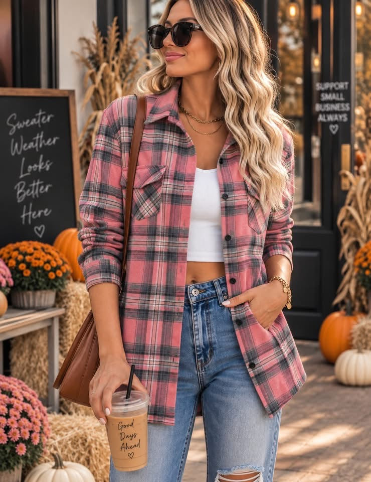 Brielle Plaid Shacket