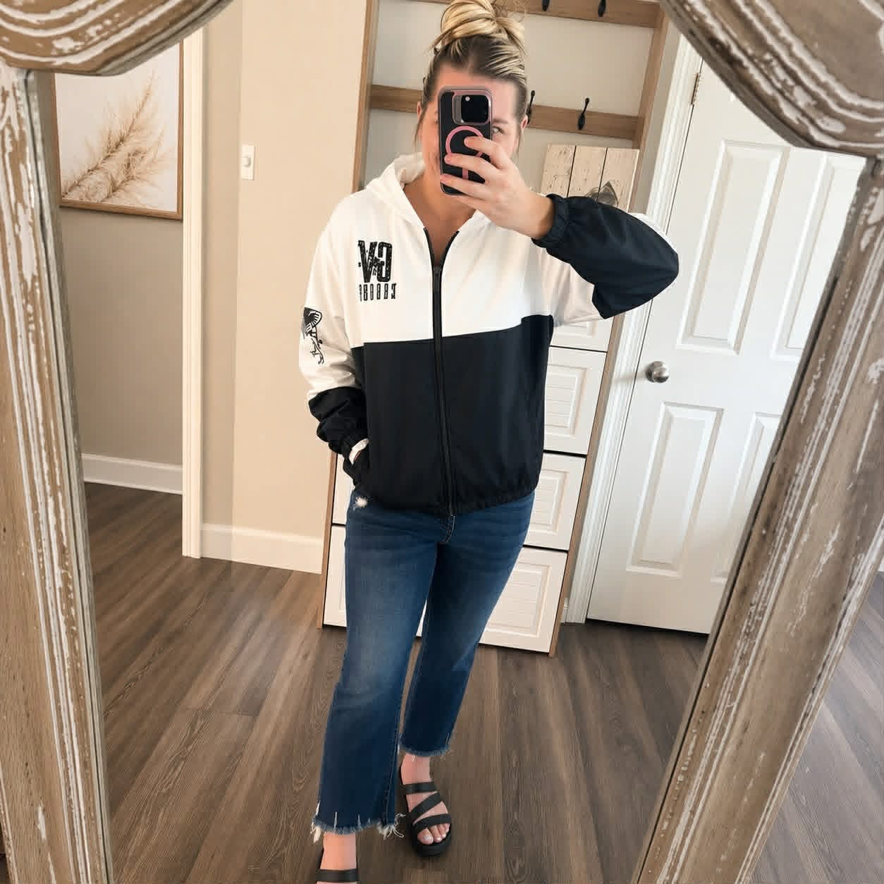 Mom & Me Full Zip Custom Windbreaker Hoodies