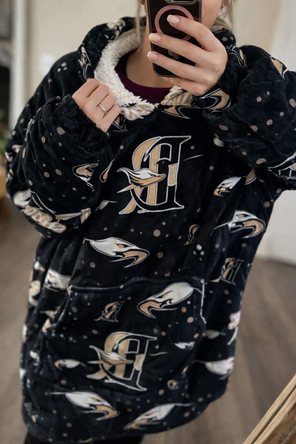 Custom Oversized Sherpa Hoodies