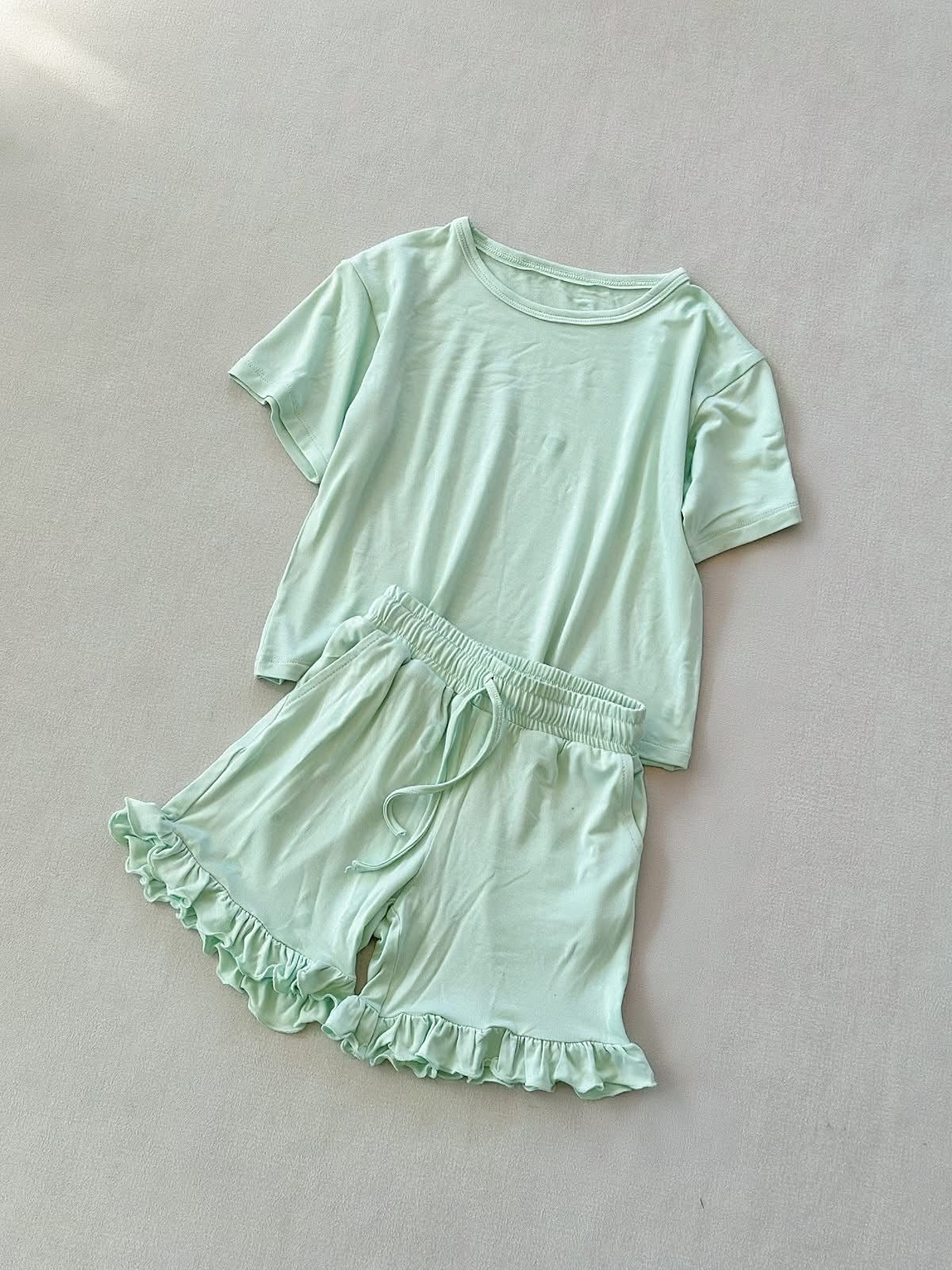 Mommy & Me Ruffle Short Set