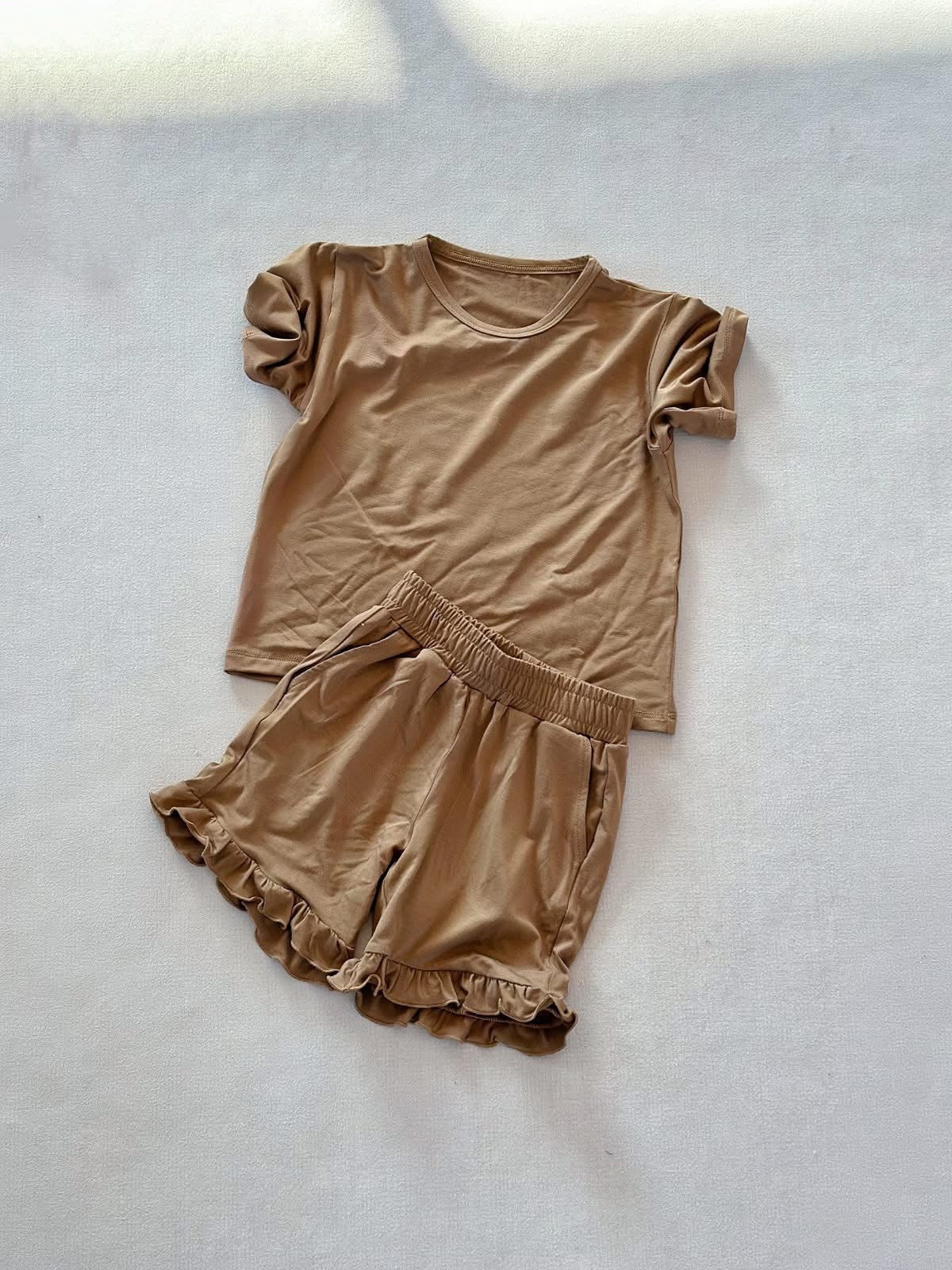 Mommy & Me Ruffle Short Set