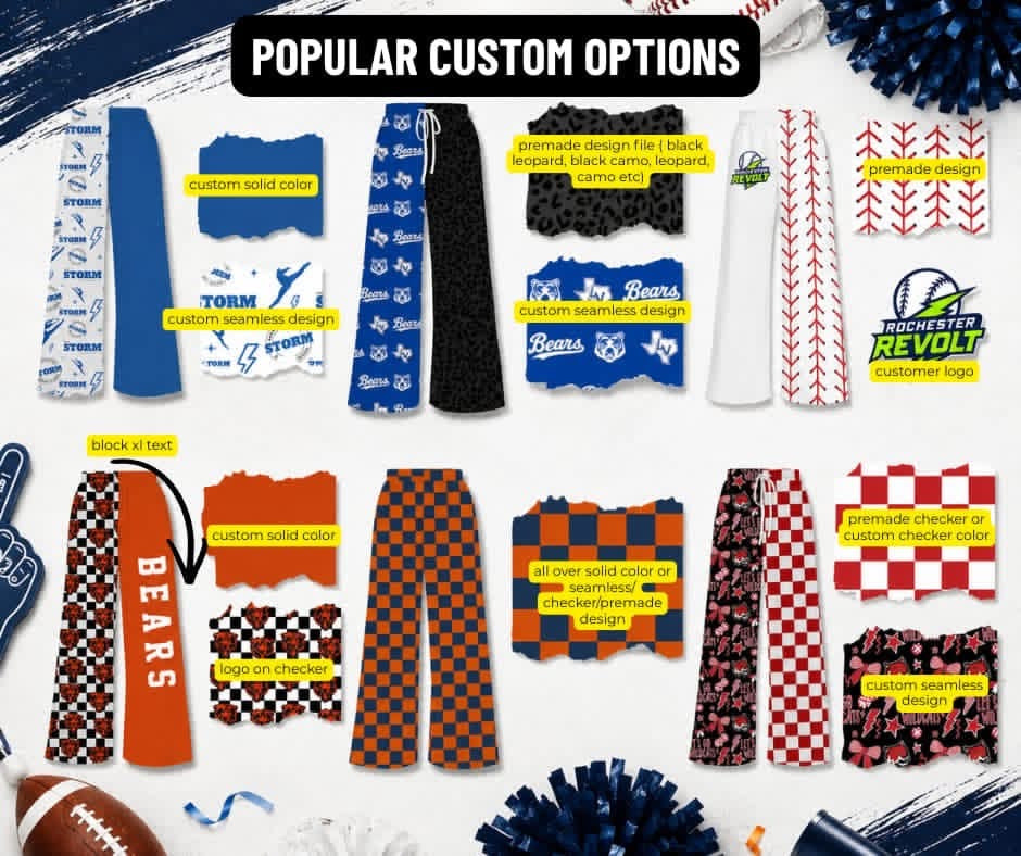 Custom Split Leg Pants