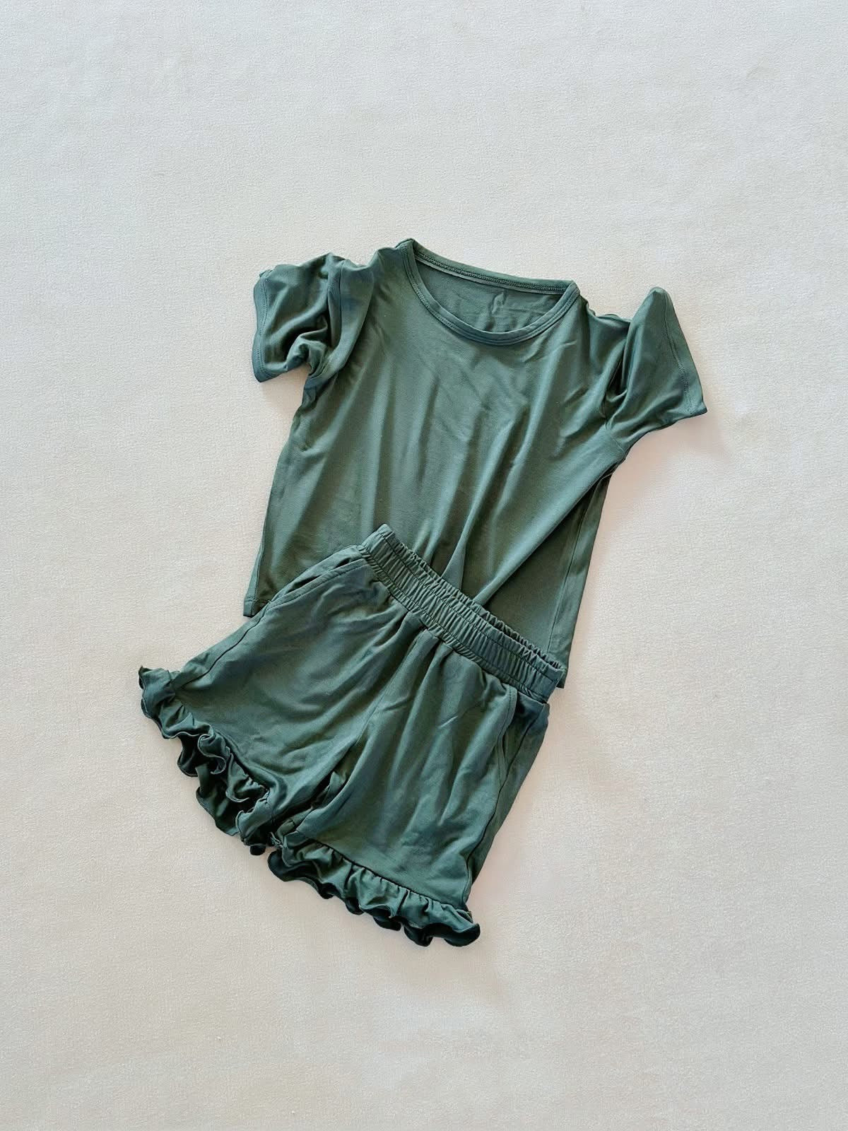 Mommy & Me Ruffle Short Set