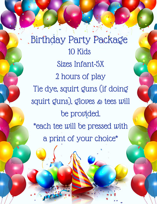 Birthday Party Package