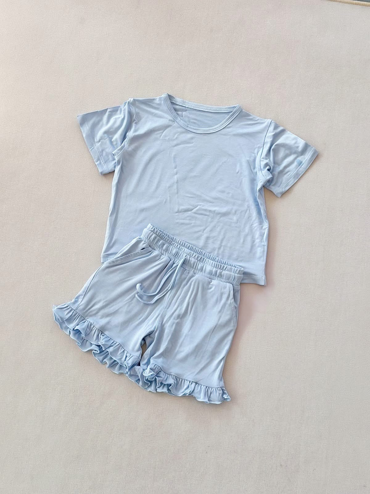 Mommy & Me Ruffle Short Set