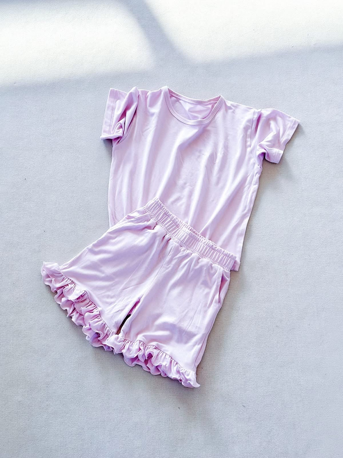 Mommy & Me Ruffle Short Set