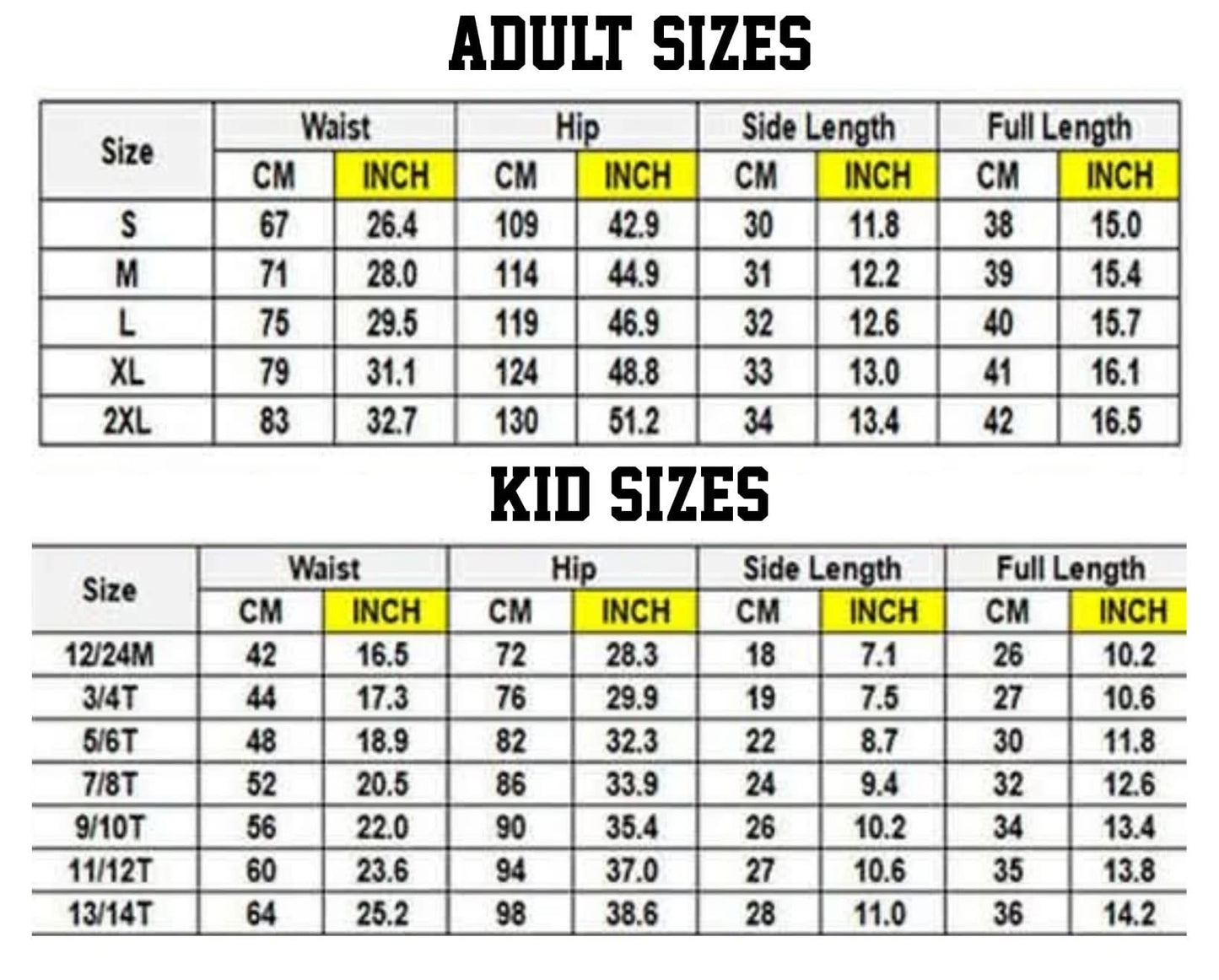 Custom Seamless High Waisted Shorts (kids & adults)