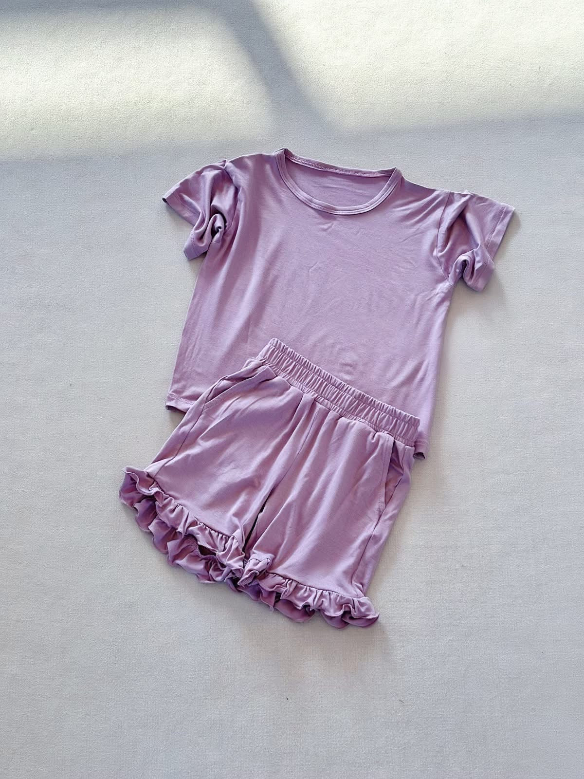 Mommy & Me Ruffle Short Set