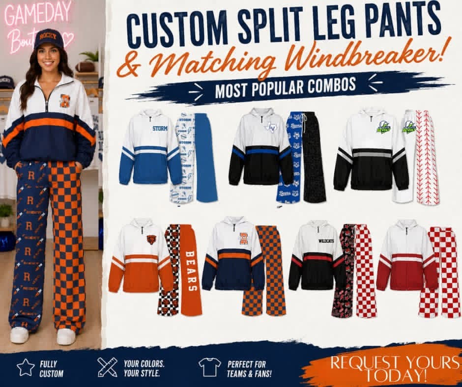 Custom Split Leg Pants