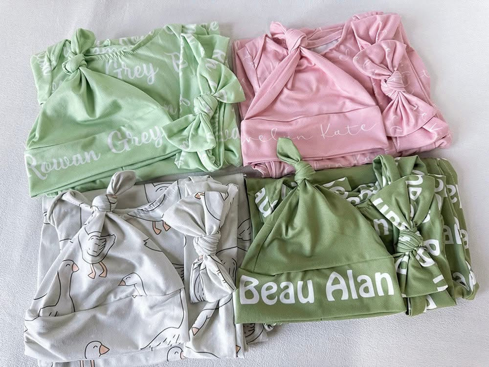 Personalized Baby Knotted Gown