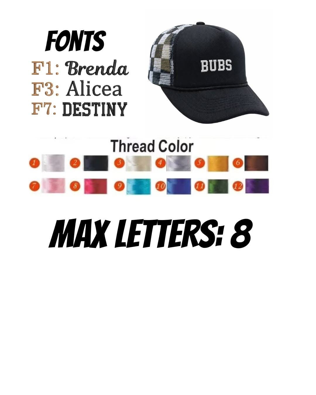 Custom Kid Hats