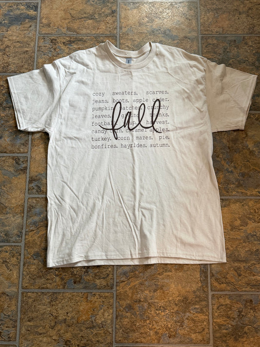 Fall tee