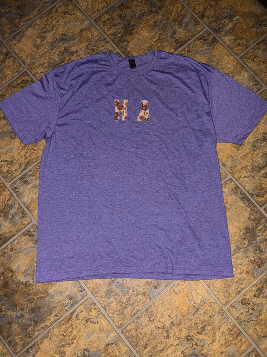 MA embroidered tee